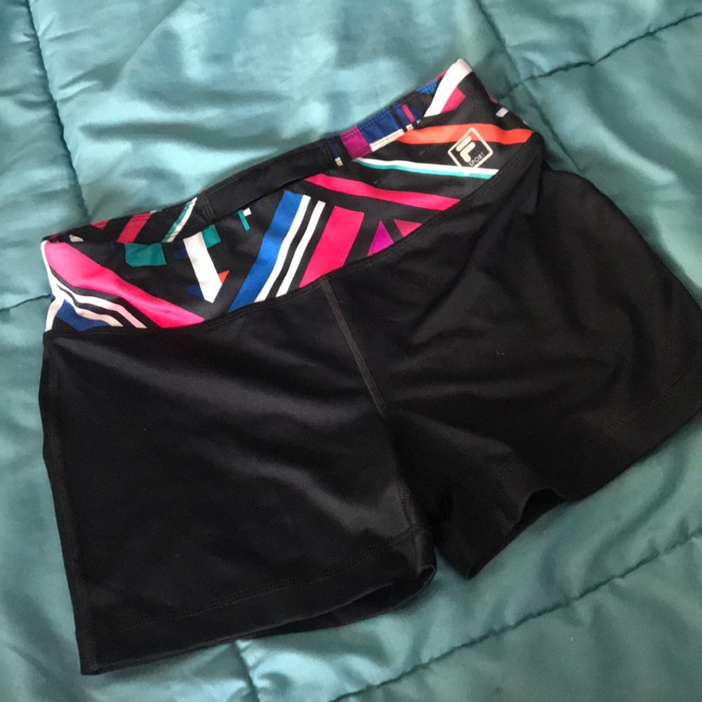 Cute and bright geometric and black Fila Sport XS!